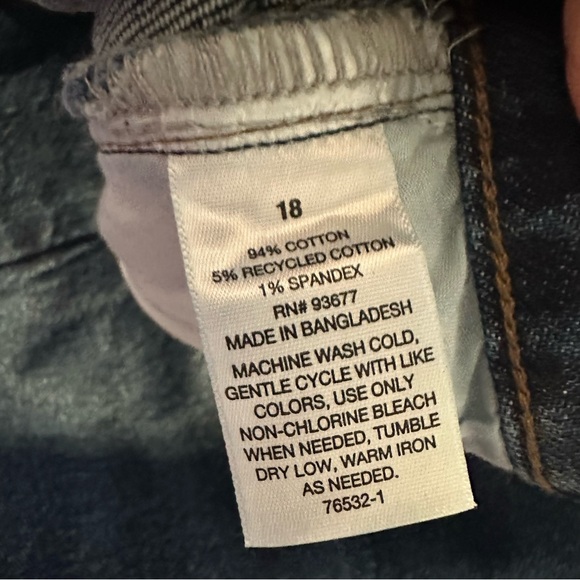 a.n.a Dark Blue wide leg high waist Jeans - Picture 5 of 5